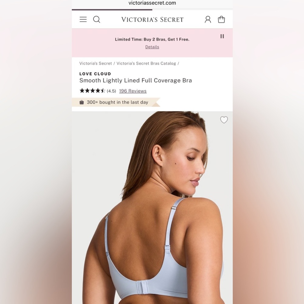Victoria’s Secret Women's Light Blue Bra - Picture 3 of 5